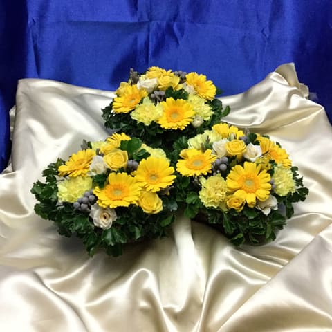 コンラッド東京 【新橋にあるコンラッド東京さんへ　　テーブルに飾るアレンジメントをお届け】の納品ブーケ写真